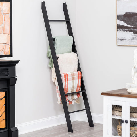 RELODECOR blanket ladder bedroom placement supports soft textiles