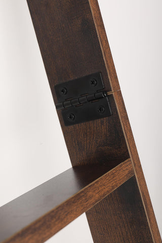 RELODECOR Blanket Ladder rustic-hickory finish complements farmhouse decor.