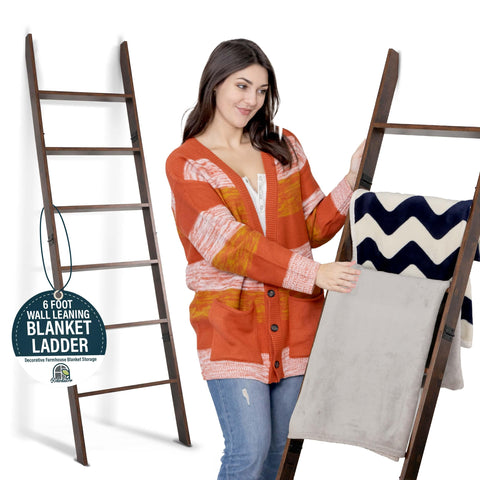 RELODECOR Blanket Ladder space-saving design frees floor space in living areas.