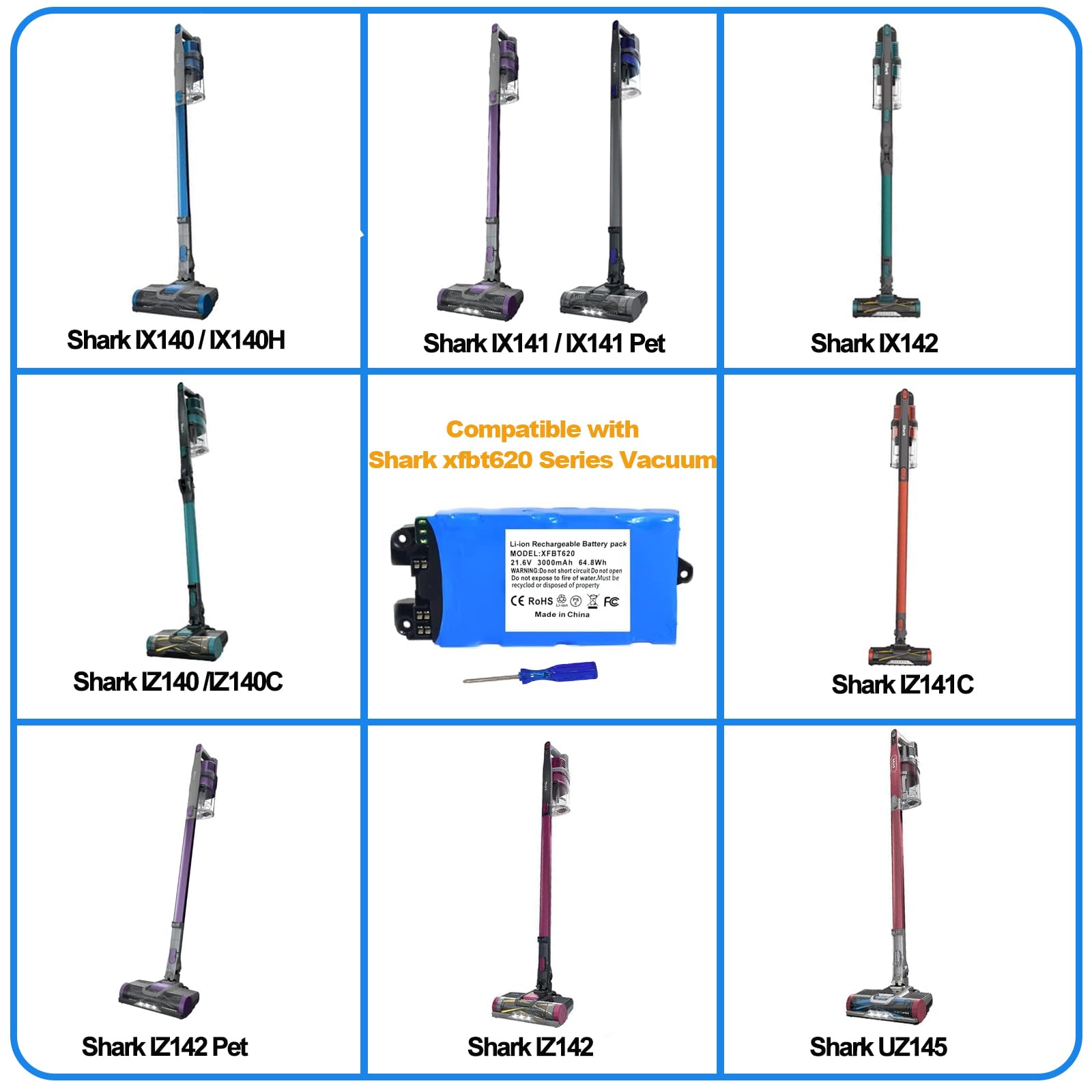 Remate XFBT620 21.6V Li-ion battery boosts run time during cleaning