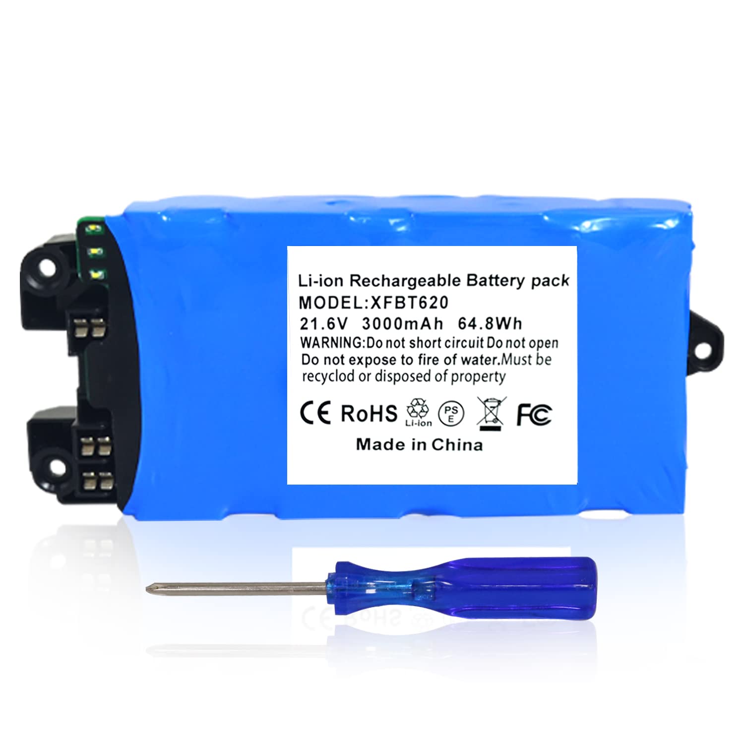 Remate XFBT620 battery pack installation for quick replacement and steady power