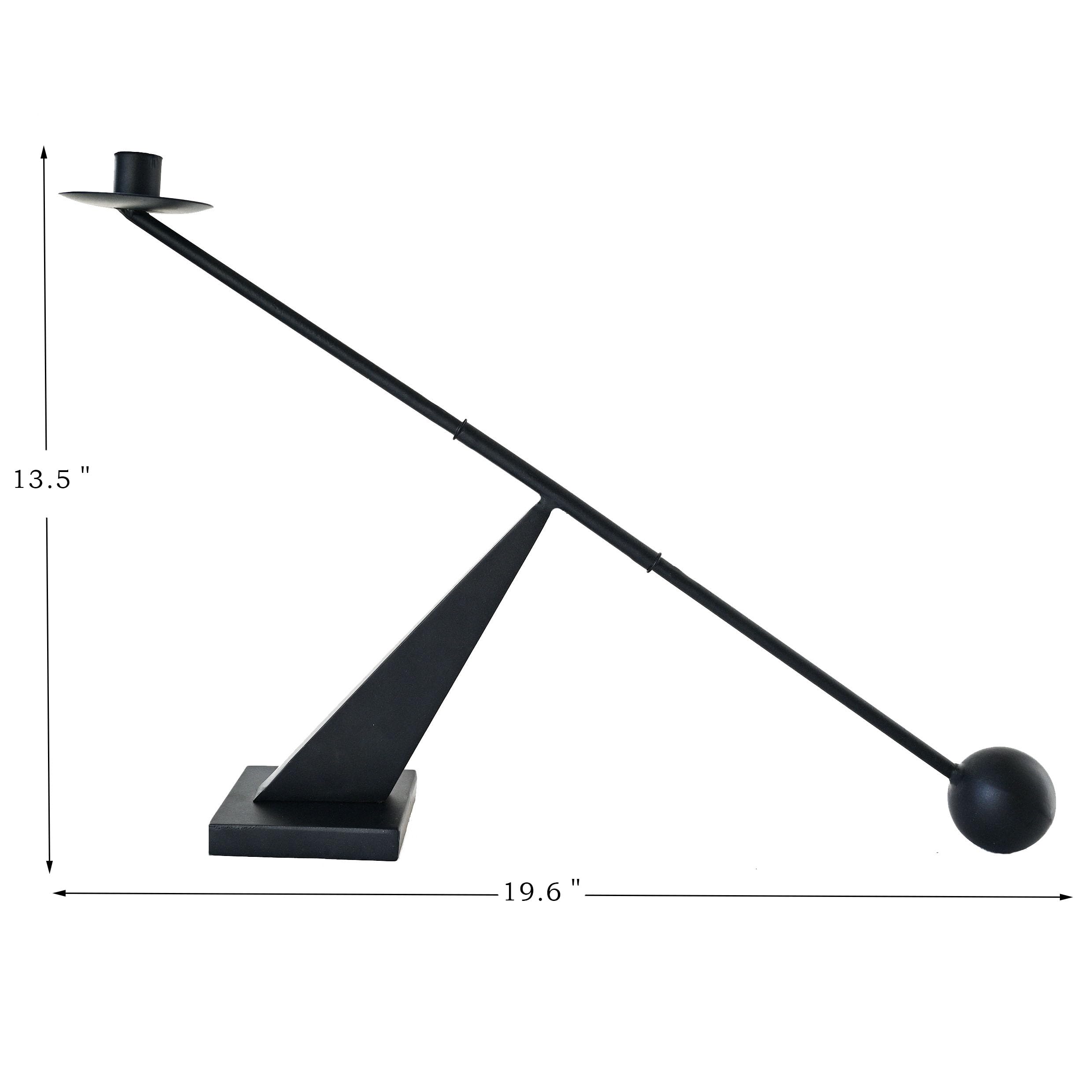 Remenna candle holder with geometric design complements minimalist spaces