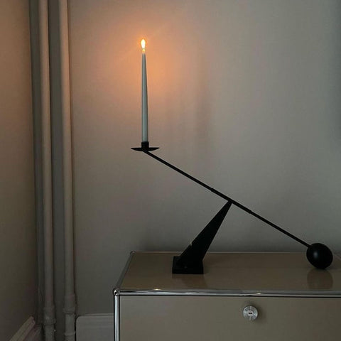 Remenna candle holder with a sturdy base for safe display