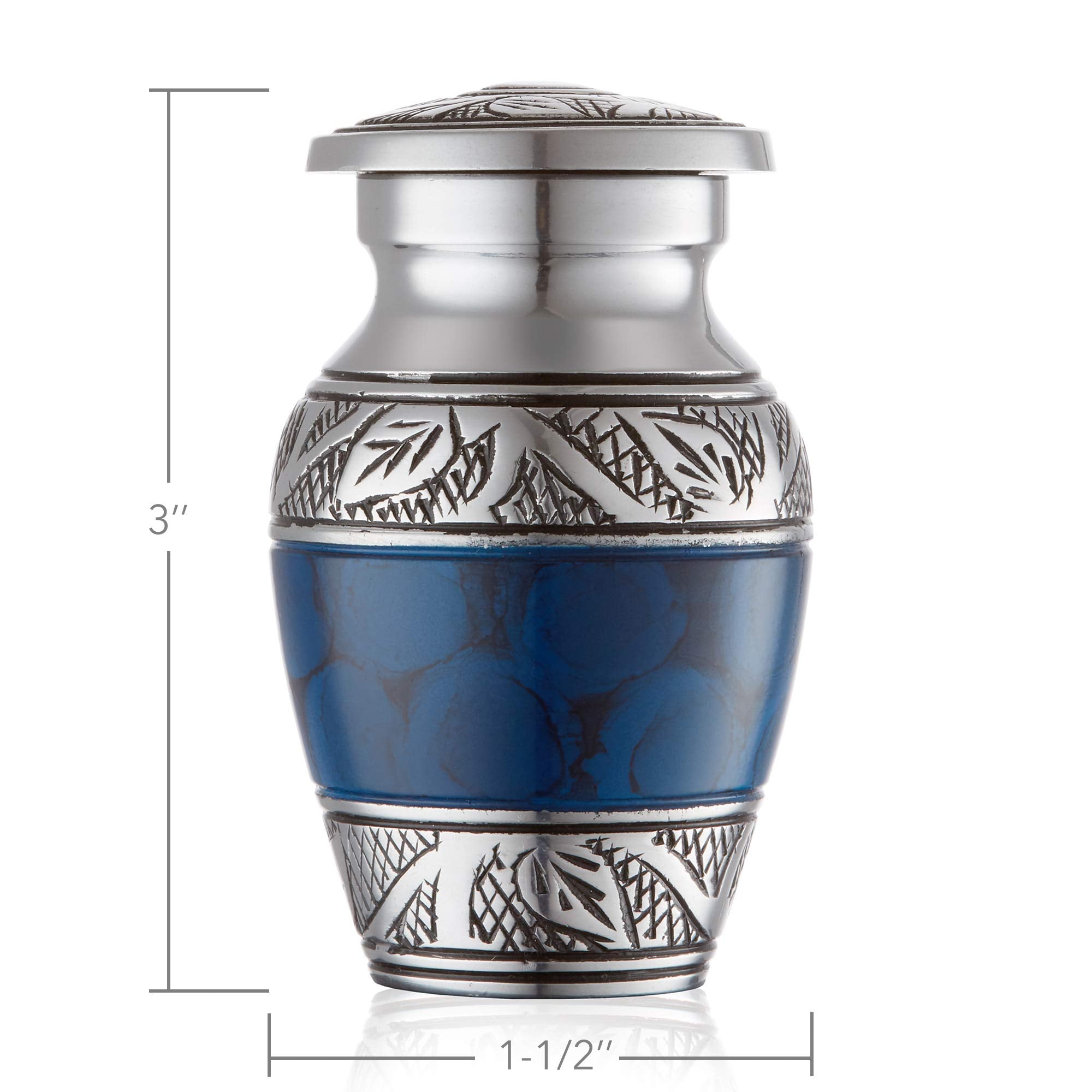 Reminded 6-piece keepsake urn set for sharing memories among loved ones