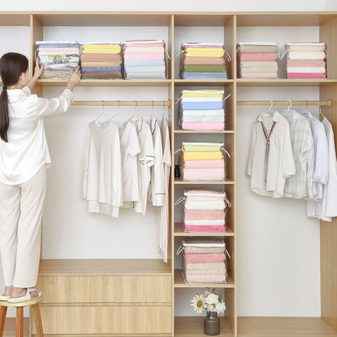 Remittur closet organizer bags keep wardrobes tidy and accessible.