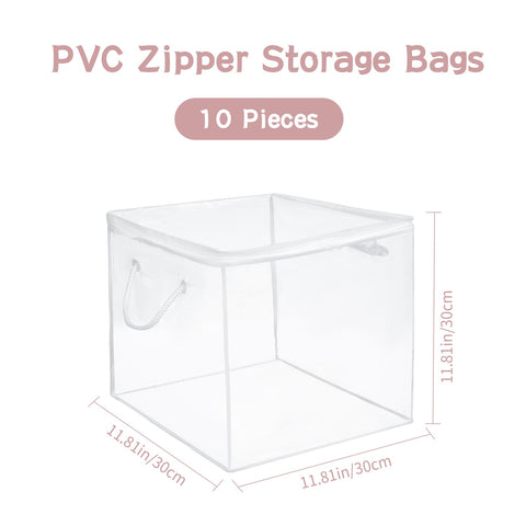 Remittur transparent PVC material lets you see contents instantly.