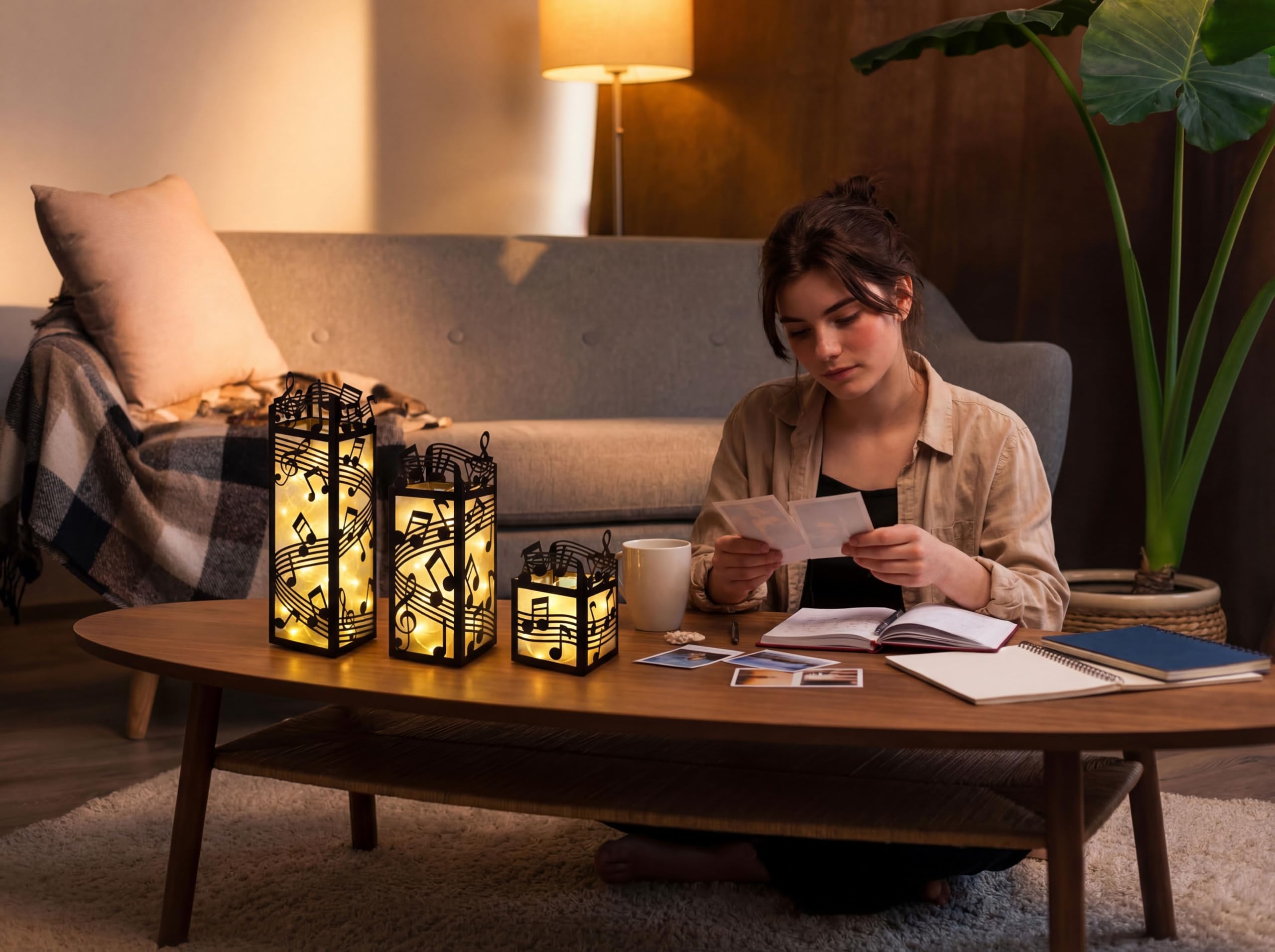 Renbuzhu LED string light adds soft glow to centerpieces