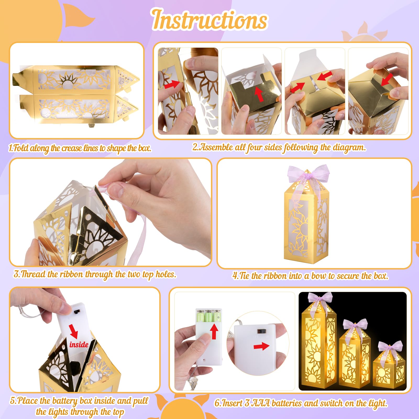 Renbuzhu princess party tablecape with sun lamps adds charm.