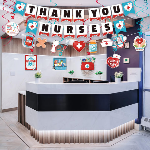 Renbuzhu RN-themed party decorations ready for celebration