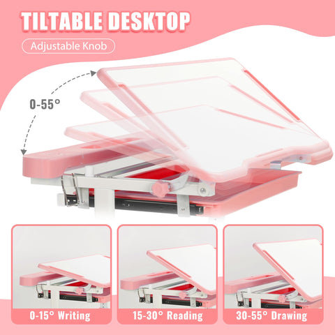 Rengue detachable LED lamp with three brightness modes for focused study.