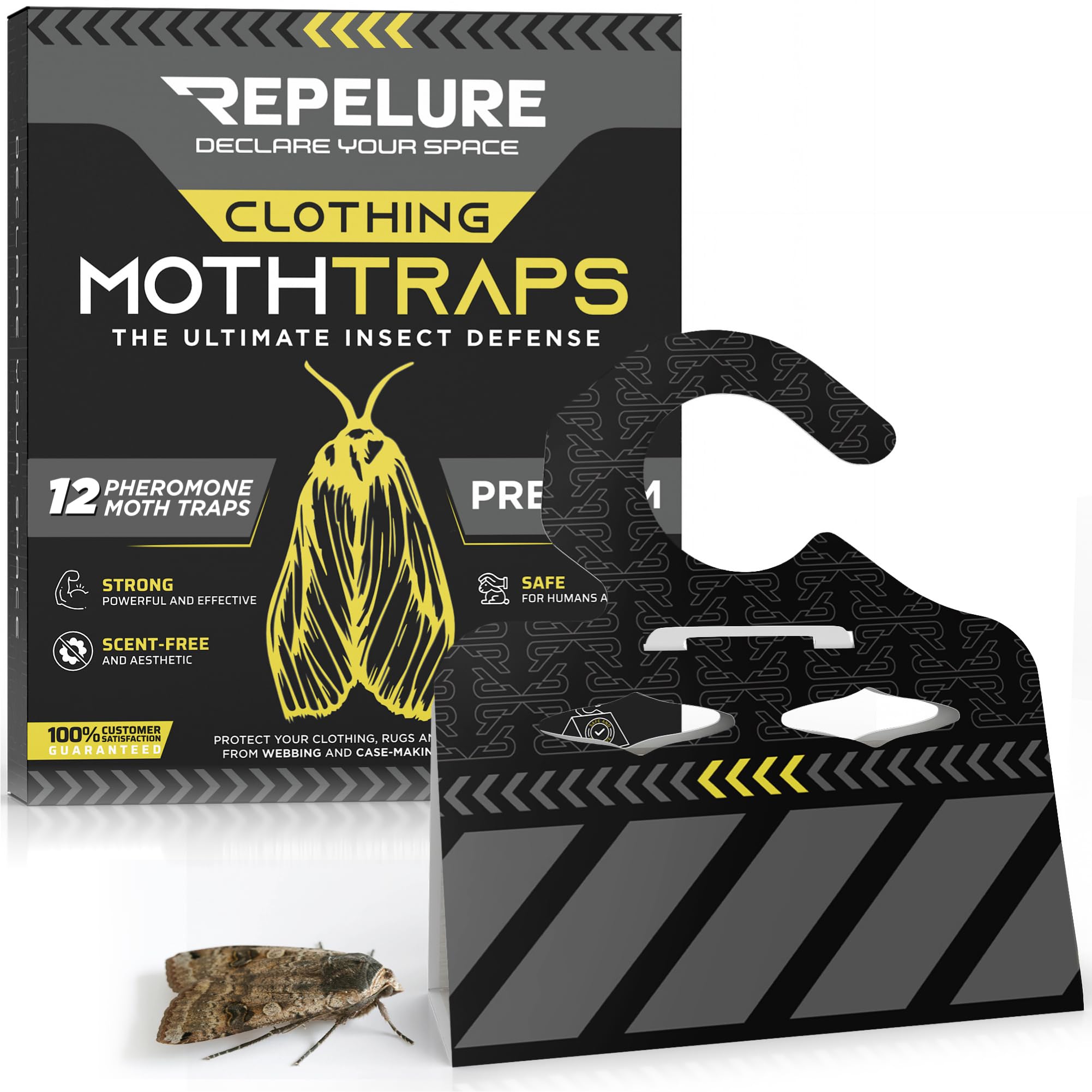 Repelure premium moth traps with pheromone lure attract male moths for effective prevention