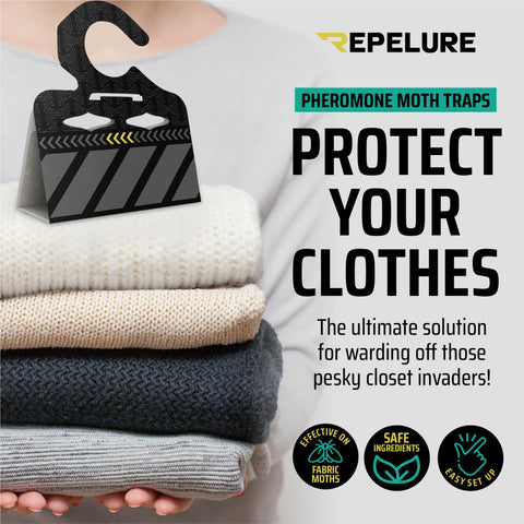 Repelure scent free design fits discreetly in closets for safe home use