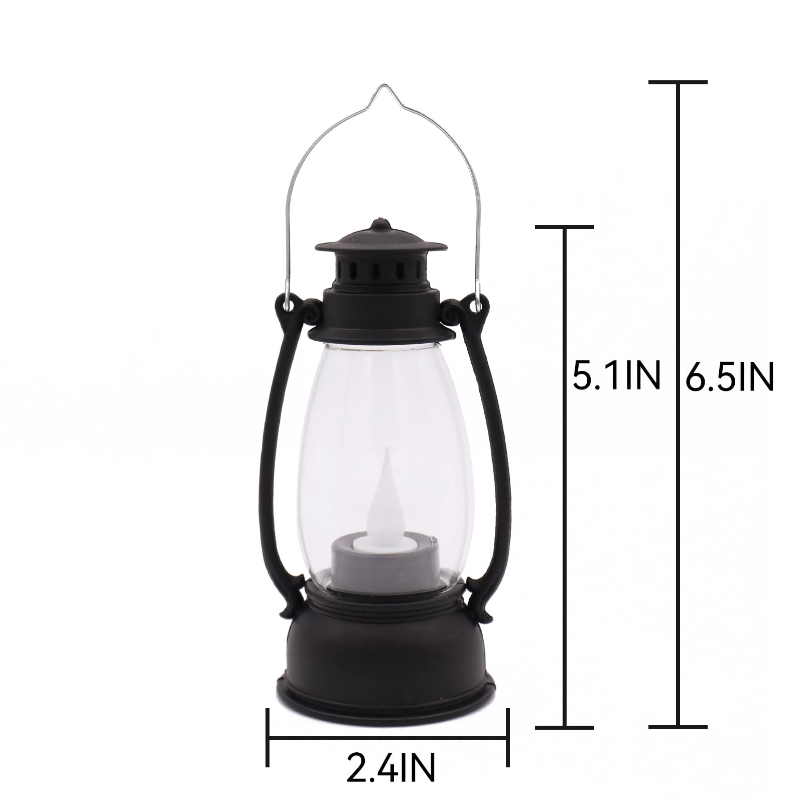Reperla LED candle lantern with flameless glow for safe ambiance