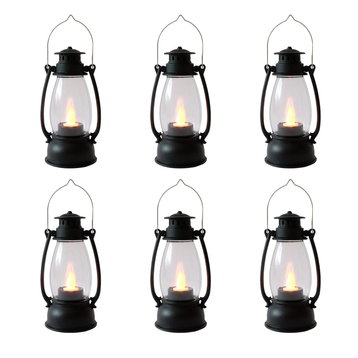 Reperla mini lantern six-pack with warm light suitable for indoor-outdoor decor