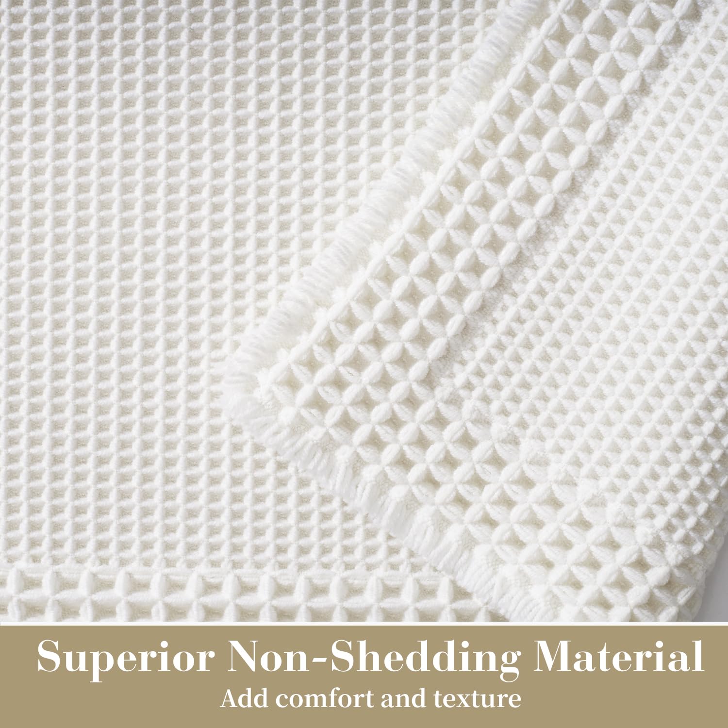 RESARE waffle mat close-up shows absorbent texture for quick water uptake