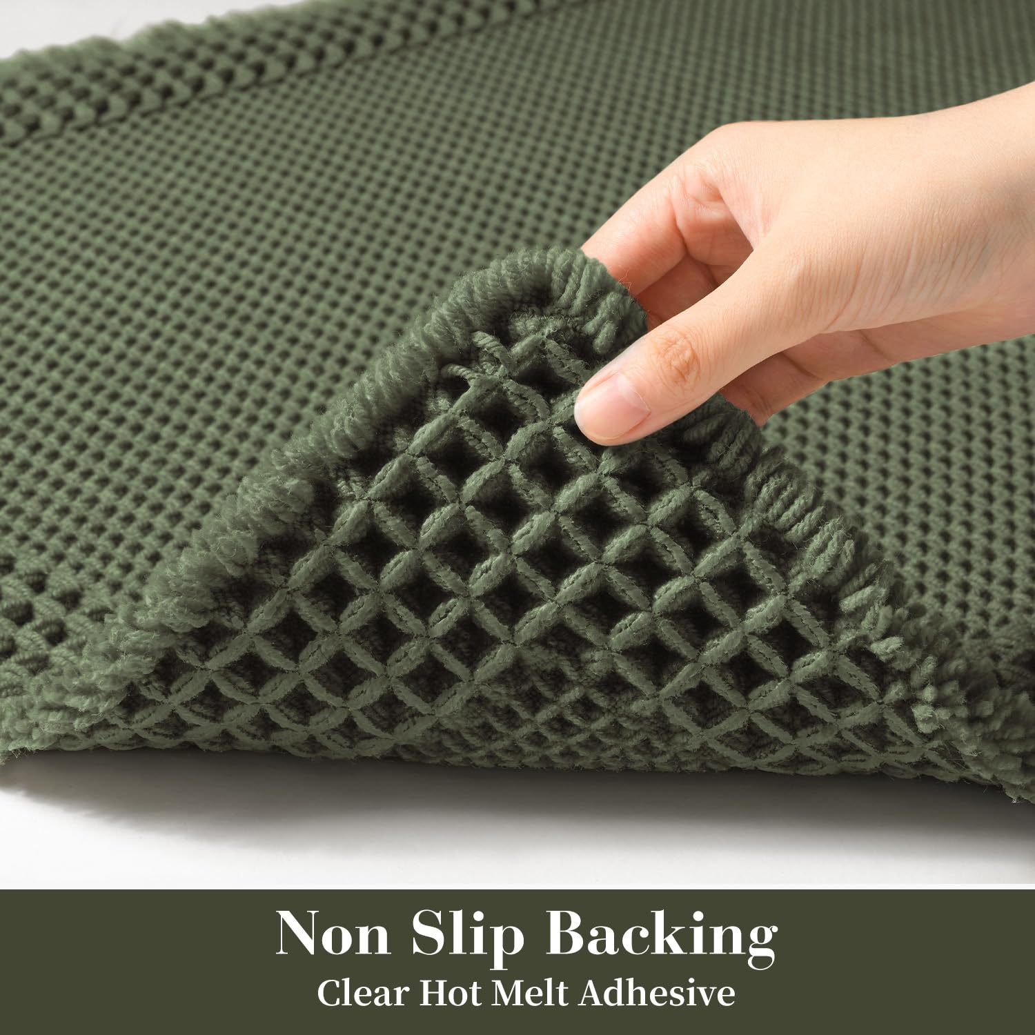 RESARE waffle bath rug soft comfort underfoot after stepping out