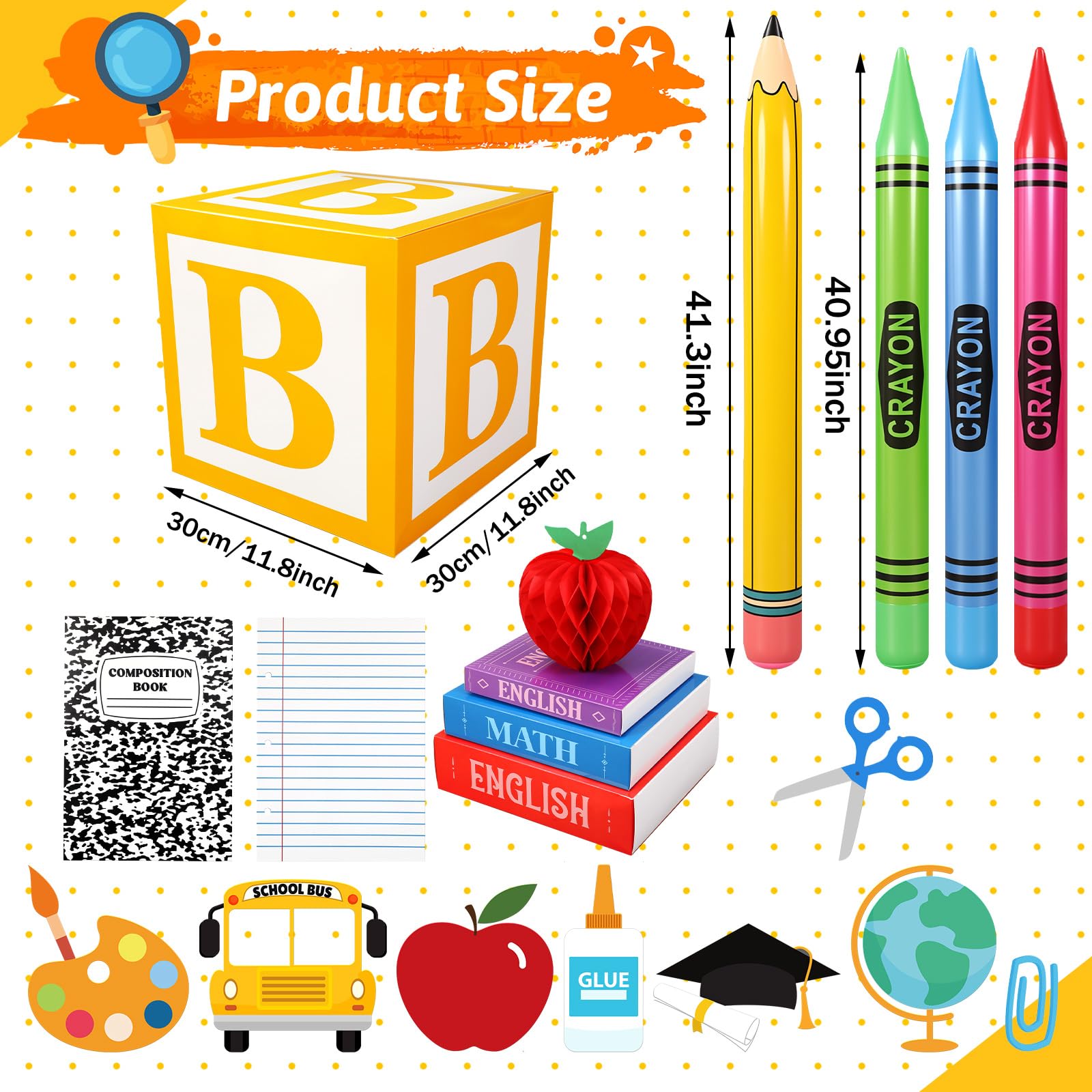 Resholder book boxes showcase classroom vibes for an engaging party table