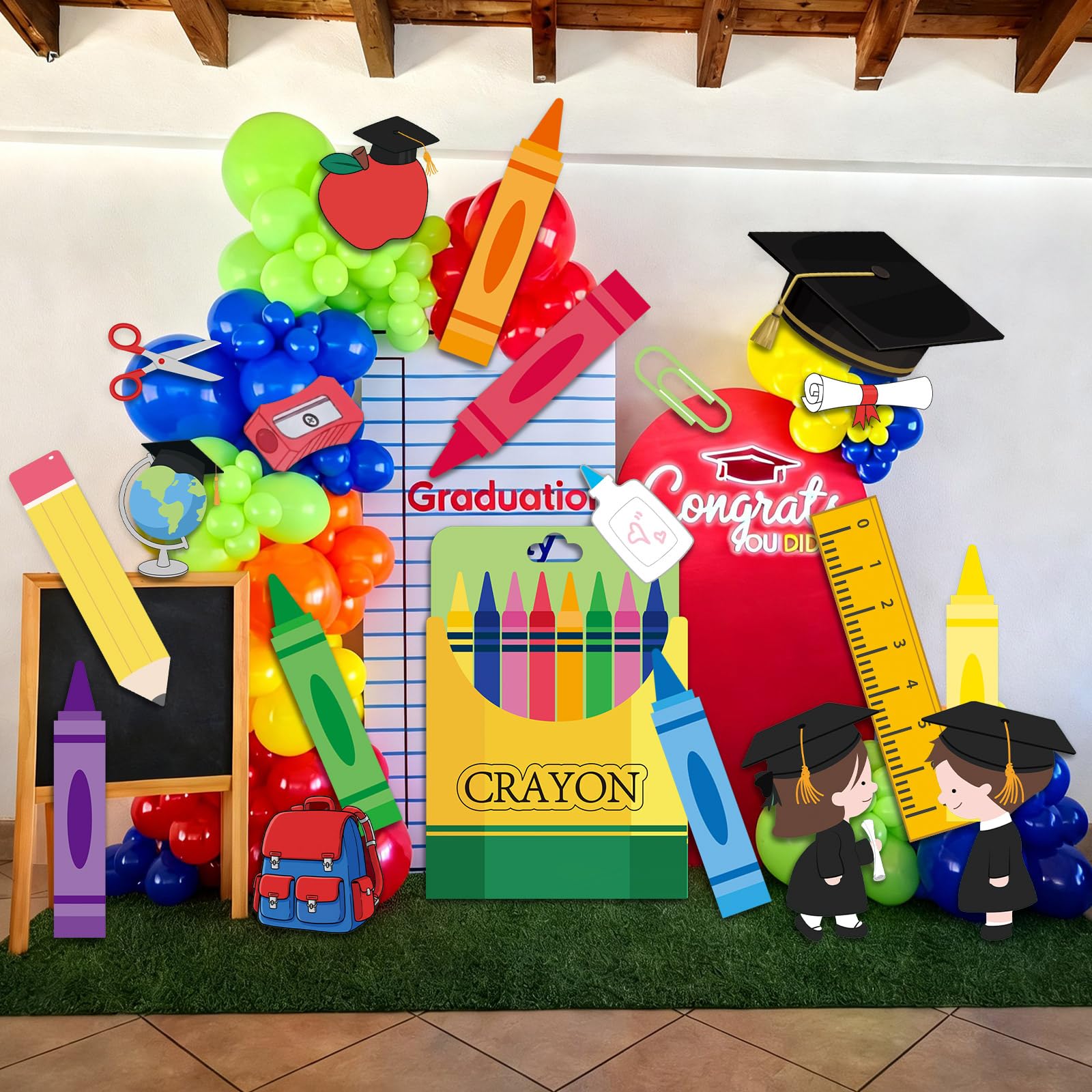 Resholder graduation cardstock cutouts collection for festive classroom decor and photo ops
