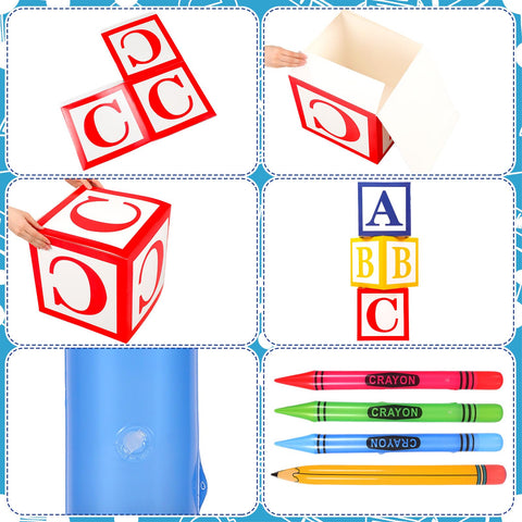 Resholder inflatable pencil 43 inches serves as a dramatic party focal point.