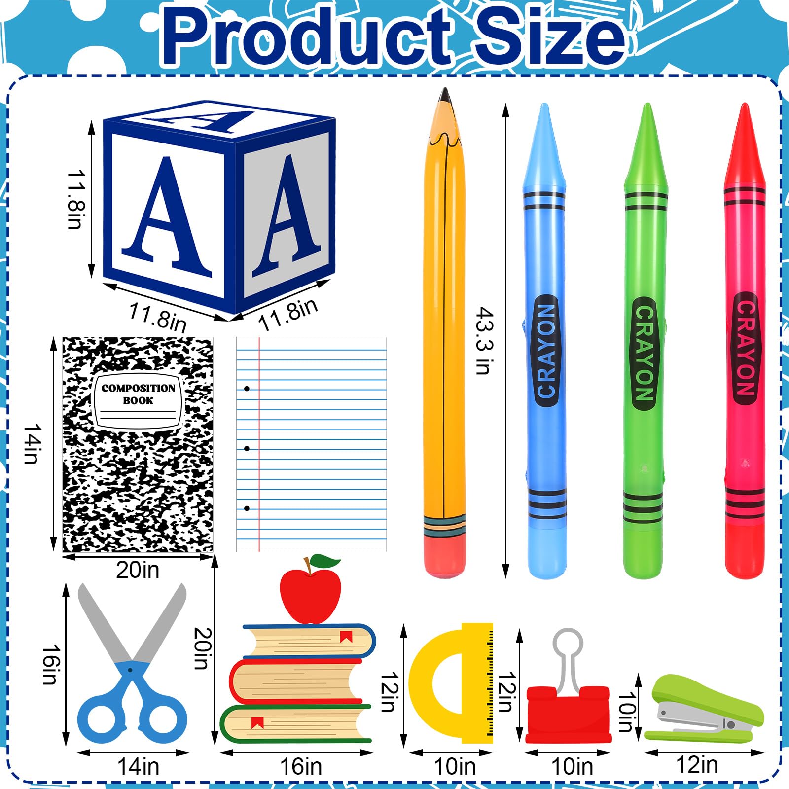 Resholder school element cards 7-pack provide themed classroom accents.