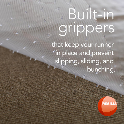 RESILIA 27inch-wide runner laid over carpet in a hallway