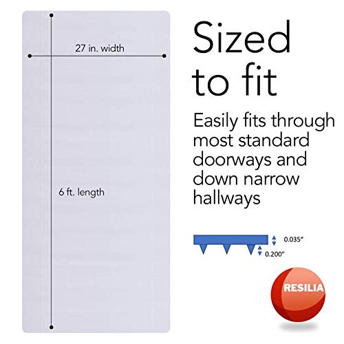 Waterproof clear vinyl surface on deep-pile carpet protects against stains and messes
