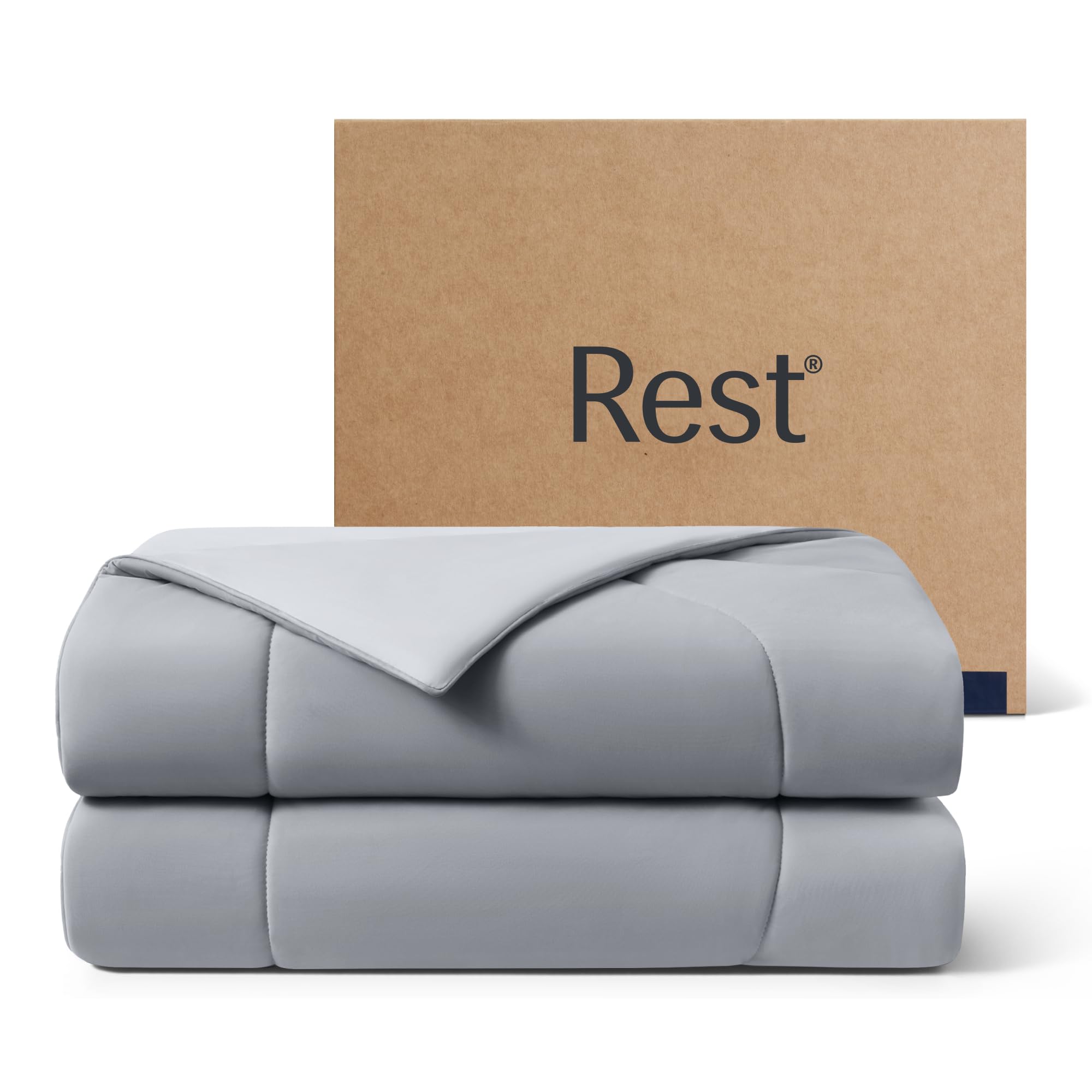 REST Evercool fabric closeup highlighting instant cooling feel for hot sleepers.