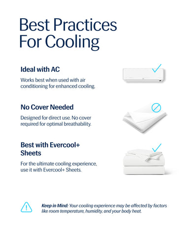 Gift-ready packaging for REST Evercool cooling comforter in kraft box
