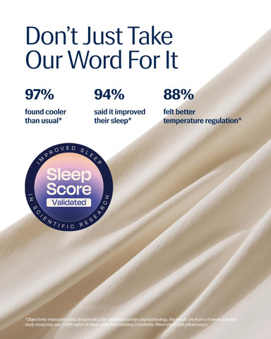REST Evercool lightweight comforter draped on bed conveys airy coziness