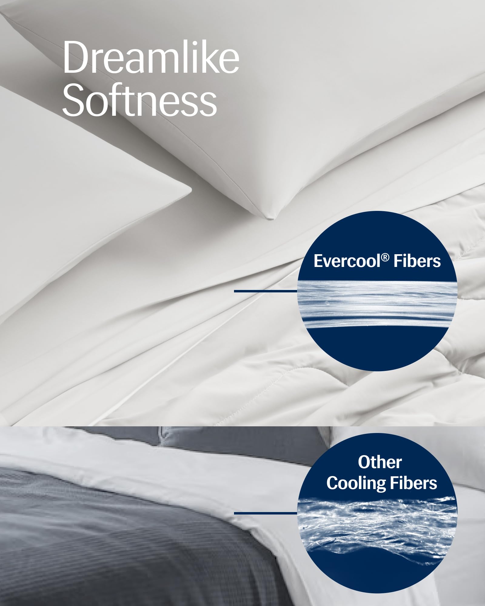 REST Evercool blanket draped for night-sweat relief and airflow