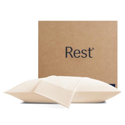 REST Evercool+ king pillowcase front view with cooling fabric for restful sleep