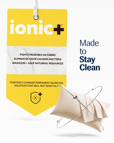 Silver-infused fibers in REST Evercool+ pillowcase for hygienic sleep