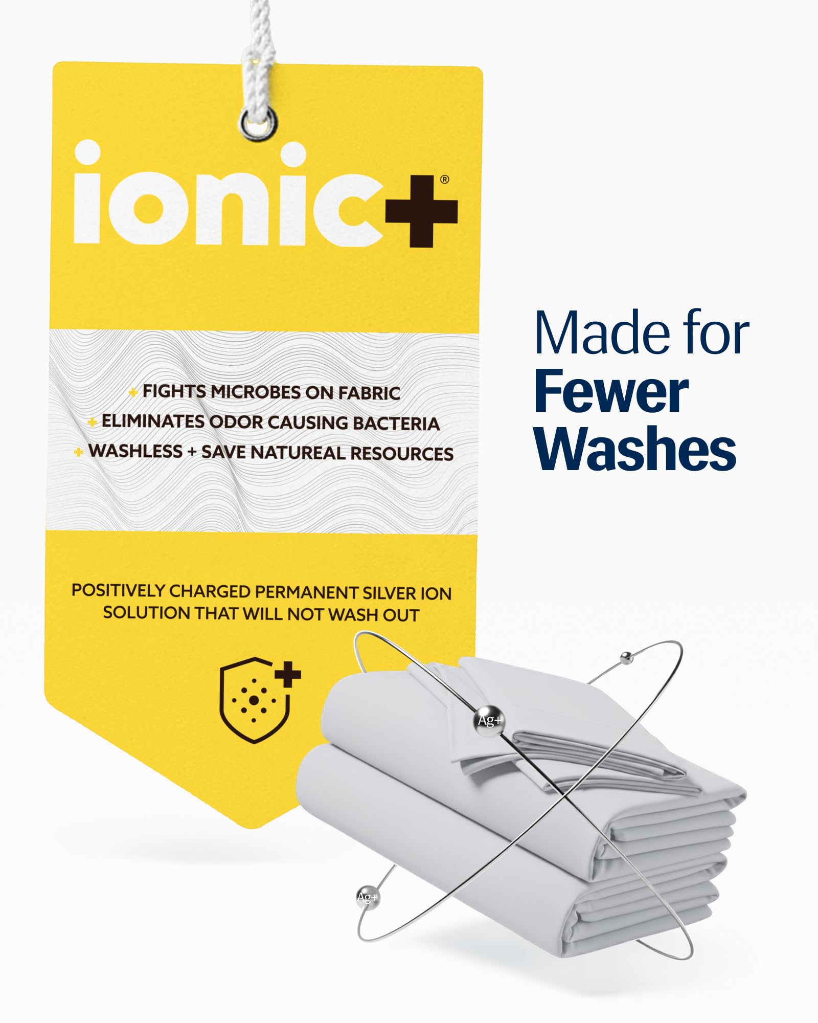REST Evercool+ ionic silver yarn detail highlights odor-control technology