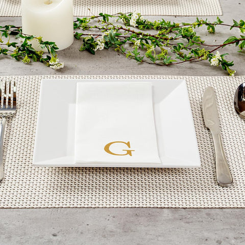 Luxenap disposable napkin simplifies cleanup after service.