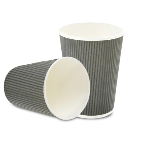 Restaurantware Ripple Wall cup for a secure grip on the go.