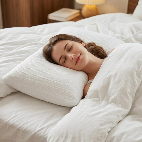 RESTOVIA 2-pack packaging illustrates versatile sleeping setup options.