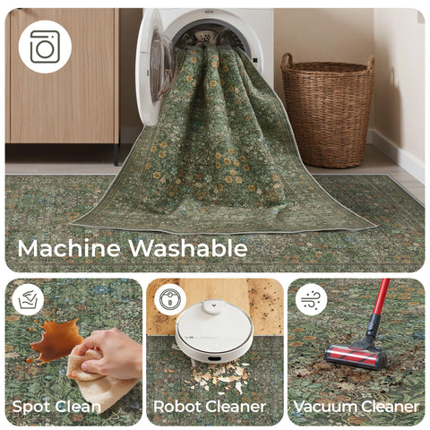 Restydon entryway and bathroom rug soft underfoot for daily comfort.