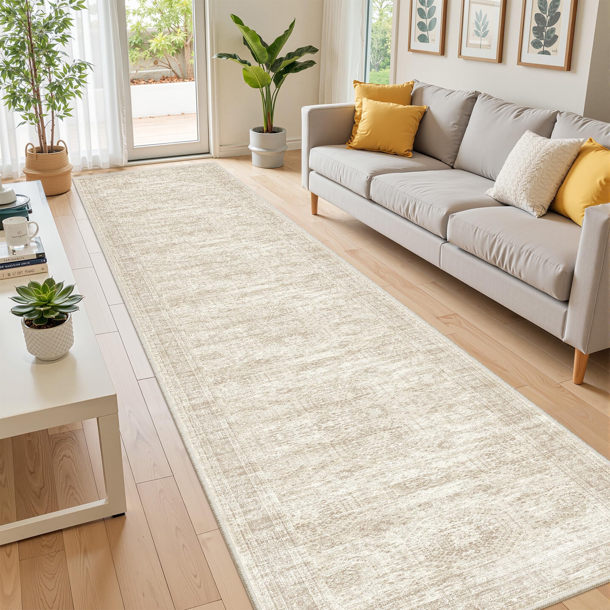 Restydon machine-washable rug for easy cleaning and fresh looks