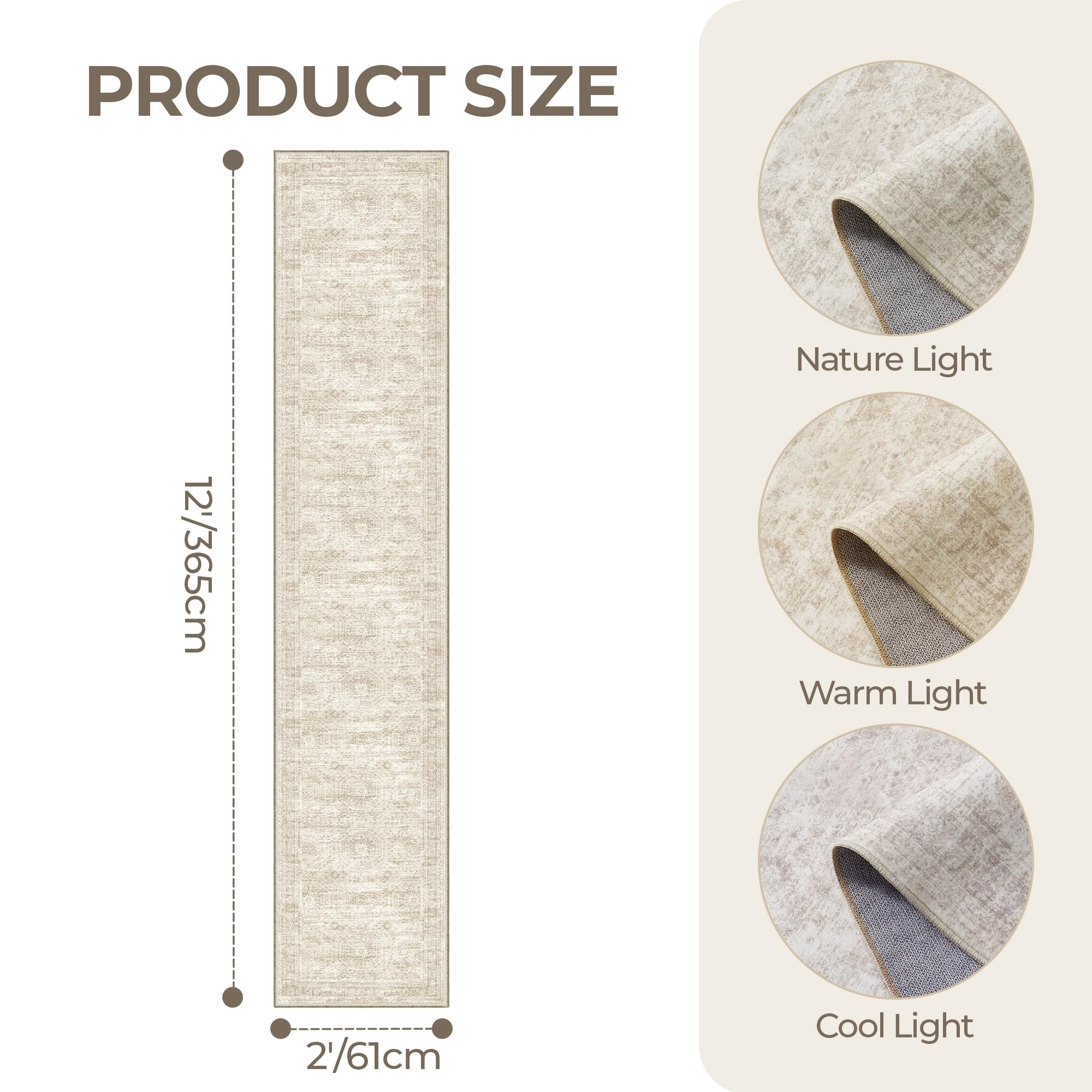 Restydon vintage pattern rug adds subtle character to spaces