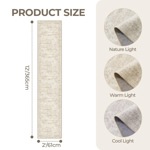 Restydon vintage pattern rug adds subtle character to spaces