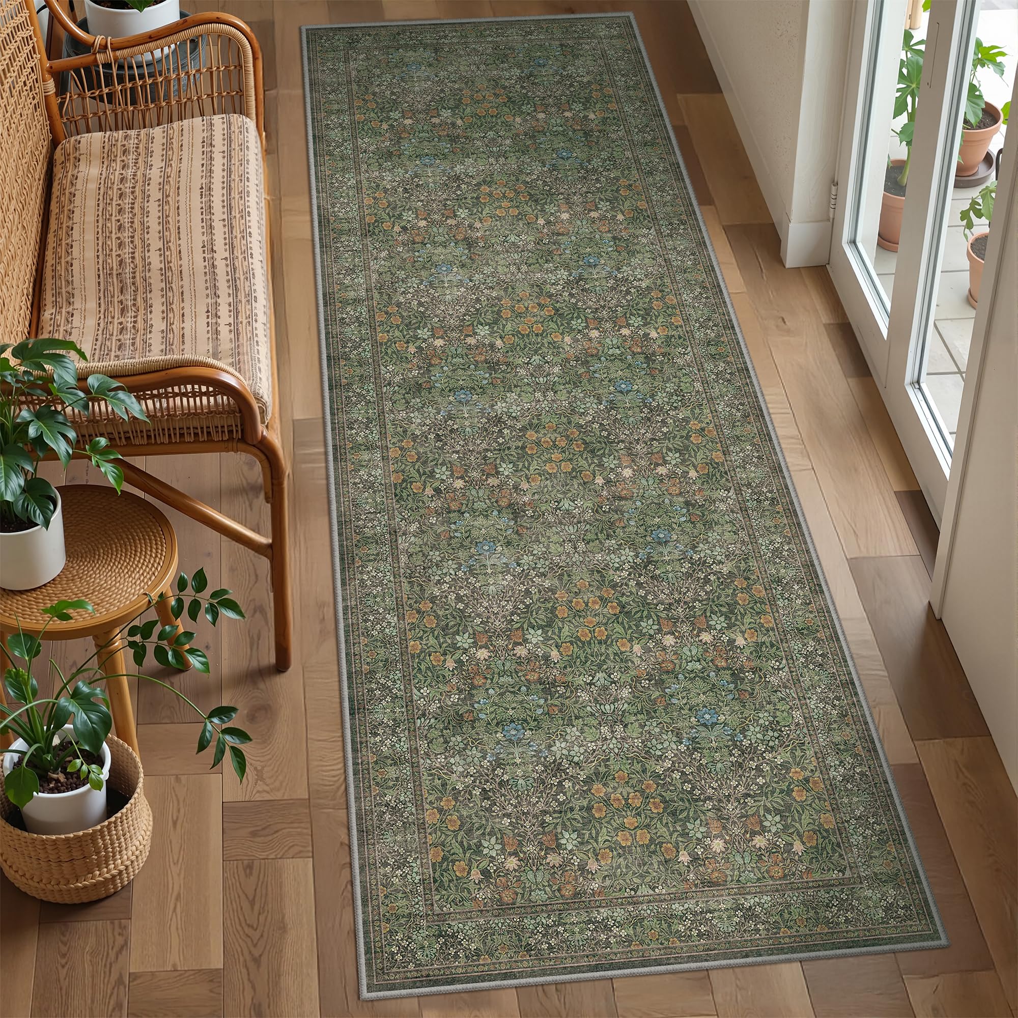 Restydon low-pile design minimizes snagging while preserving style.