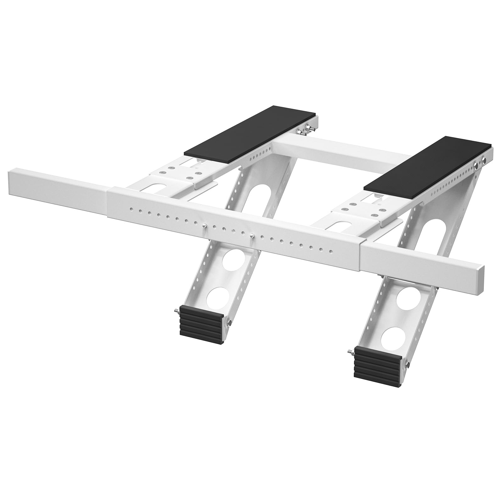 Retbtnm air conditioner bracket front view shows adjustable fit for many windows