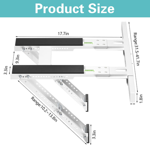 Retbtnm air conditioner bracket heavy-duty metal construction provides robust support