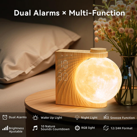 ReteYung moon light close-up for ambient bedroom glow