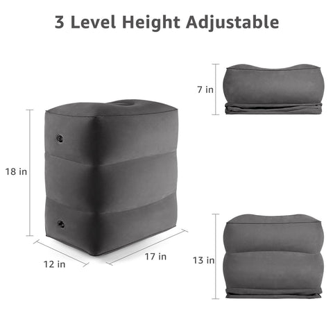 Rewondah foot rest with double valve lets you choose layers.