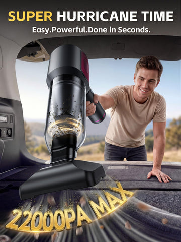 REWONDER cordless portable design for cleaning anywhere without cords.