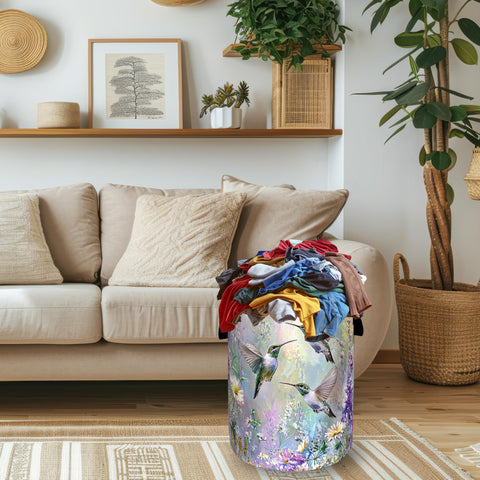RGIFYIAE oxford cloth laundry basket durable and easy to wipe clean.