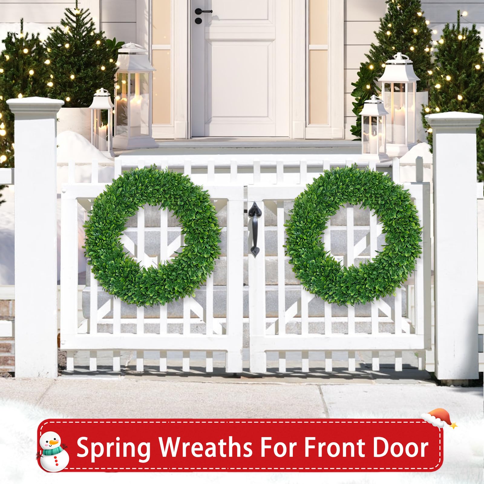RHTRJ wooden welcome sign detail adds farmhouse charm.