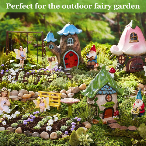 Riare artificial moss craft projects kit for versatile decor.