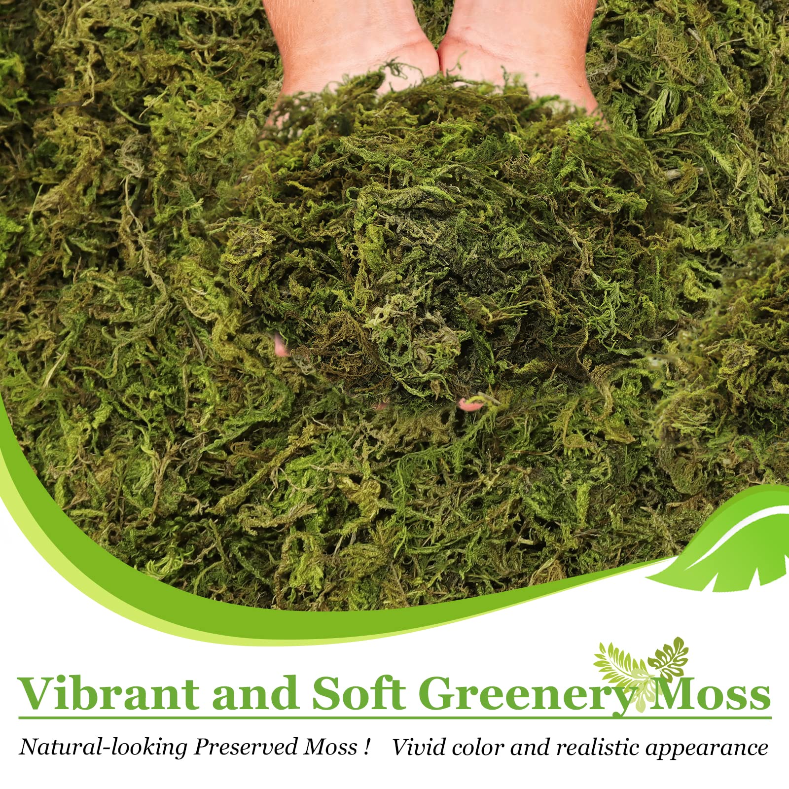 Riare artificial moss fairy garden accent enhances miniature scenes.
